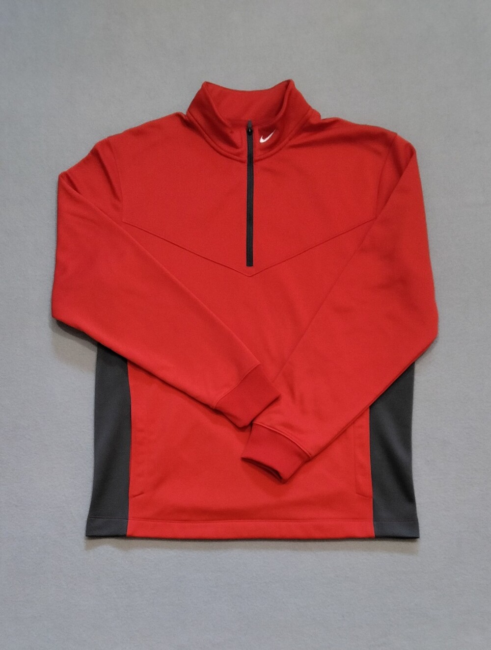 Nike Golf Tour Performance Therma Fit 1/4 Zip Pullover Sweatshirt Medium Red Men